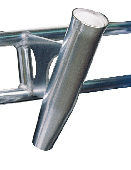 C. E. Smith Aluminum Horizontal Clamp-On Rod Holder 1-5/16 OD White - Powdercoa C. E. Smith Aluminum Horizontal Clamp-On Rod Holder 1-5/16 OD White - Powdercoa
